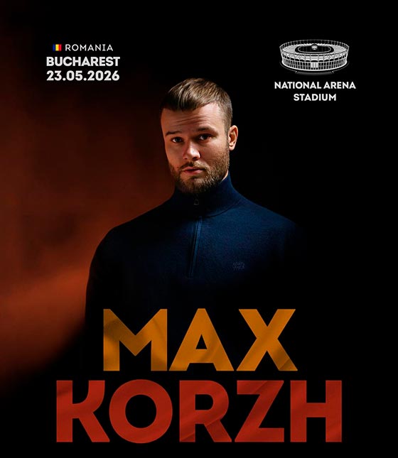 Макс Корж - концерт в Бухаресте 23.05.2026 (Maks Korzh Bucharest)